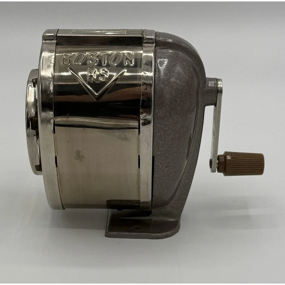 Boston KS Model No 1031 Wall Mount 8 Hole Pencil Sharpener Hammertone Paint 1976